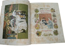 The Girl's Own Annual Illustrated 1886 Vintage Hardback Collectible