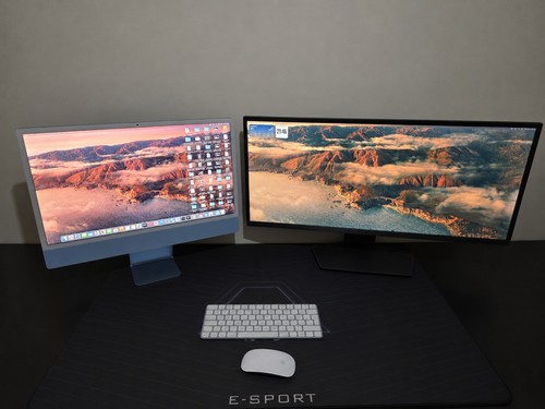 Apple imac blue - imac,