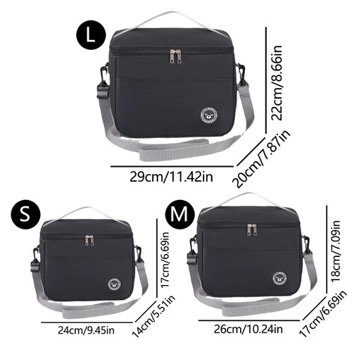 Large insulated lunch bag - lunch,