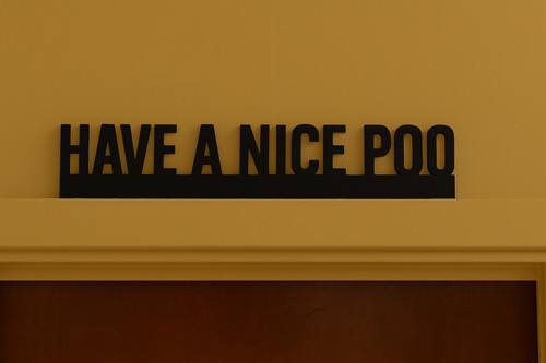 Have nice poo door - a,