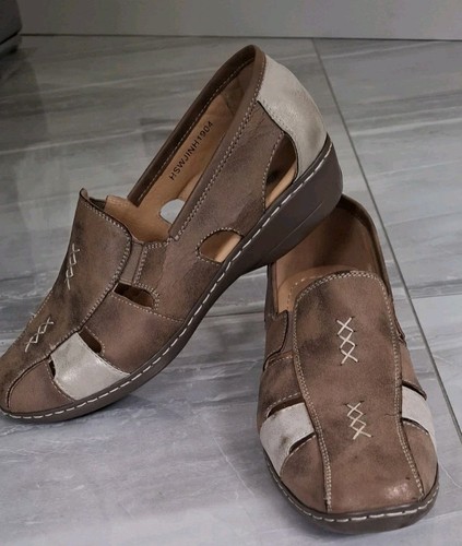 Pavers womens brown slip - pavers,