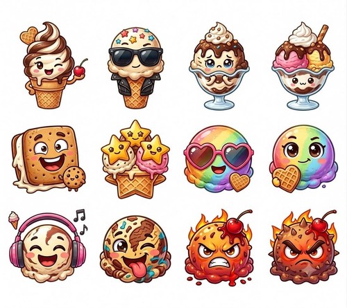 Cool ice cream theme - ice,