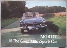 1973 MG MGB GT Brochure