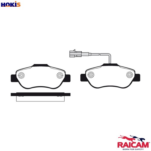 Brake pad set - pad,