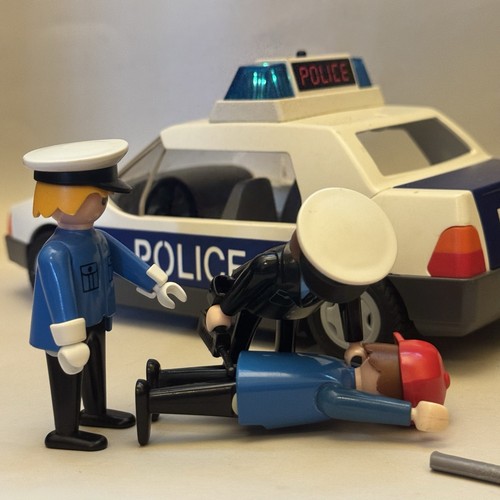 Vintage playmobil police car - playmobil,