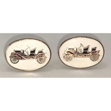 Vintage Enamel Antique Car