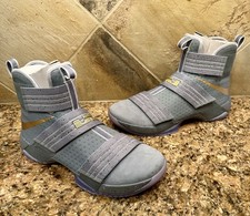 Nike Lebron Soldier 10 Battle Grey Promo Size 11.5 Cool Grey King James NEW pack