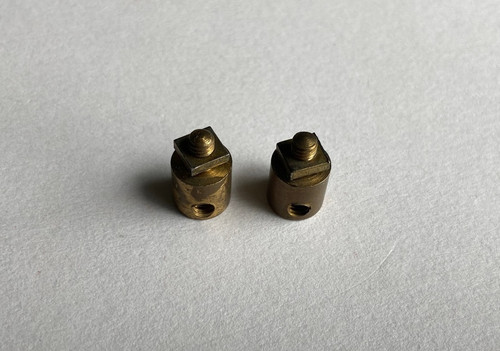 Meccano brass rod sockets part - sockets,
