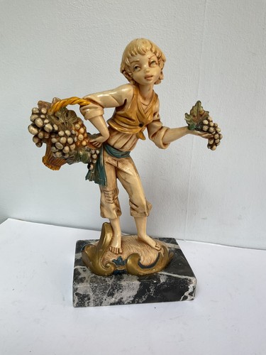 Vintage figurine boy - boy, with