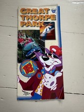 Great Thorpe Park 1997 Vintage Map Souvenir Guide