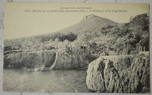 Old postcard route la - de,