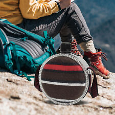 0.7/2L Military Water Bottle Canteen Camping Army Drinking Flask w/Carrier Strap