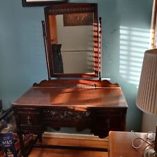 Antique Dressing Table With Mirror