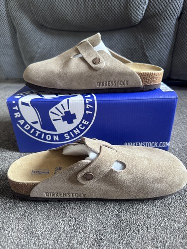 Birkenstock boston clogs taupe - birkenstock,