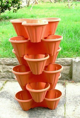 Set trio stacking garden - of,