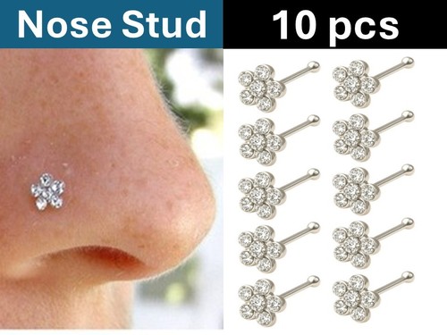 Sparkly rhinestone flower - sparkly, thin