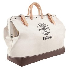 KLEIN TOOLS 5102-18 Tool Bag,Canvas,General Purpose 8EDN3