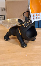 Black Bulldog Ornament Statue