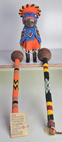 Vintage zulu beaded - zulu, doll