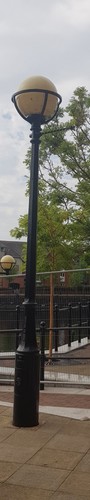 Cast iron lamp post lamppost - iron,