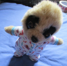 Brown meerkat soft toy 8ins