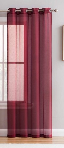 Pair voile net panels slot - net,