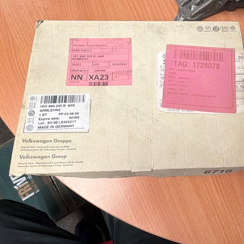 Genuine golf mk5 armrest - vw,