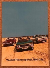 VAUXHALL FIRENZA RANGE Car