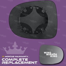 Renault Clio Right Driver wing mirror glass 2009-2012 door side