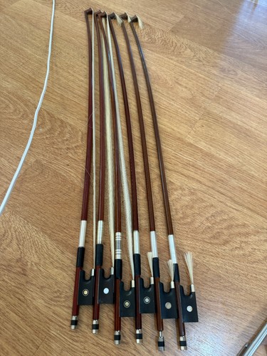 Full size violin bows - x6,