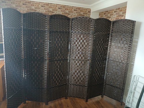 Brown folding room wall - brown,