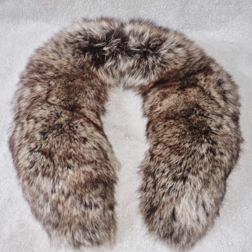 Vtg real fur - stole, 35"