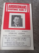 61-62 Airdrie v Stirling