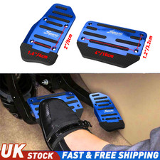 2x Blue Car Pedal Pads Covers