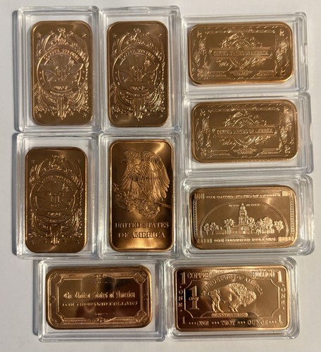 1oz 999 fine - 9, copper