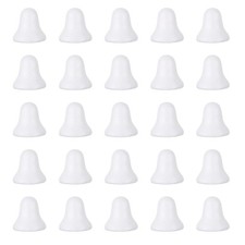  50 Pcs Holiday Decor Mini Hand Bell Polystyrene Bells DIY Jingle Mold