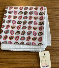 Vintage Liberty hankie / Pocket Square  / Small Scarf approx 46cm x 46 cm