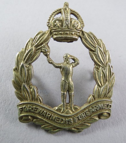 White metal badge - white,