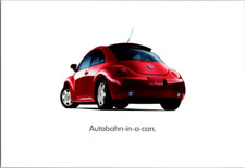 Vintage Postcard Volkswagen