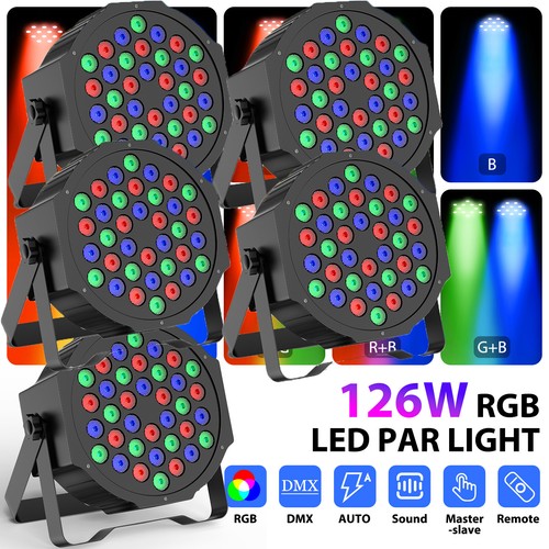 10pc 120w 36led - rgb, can