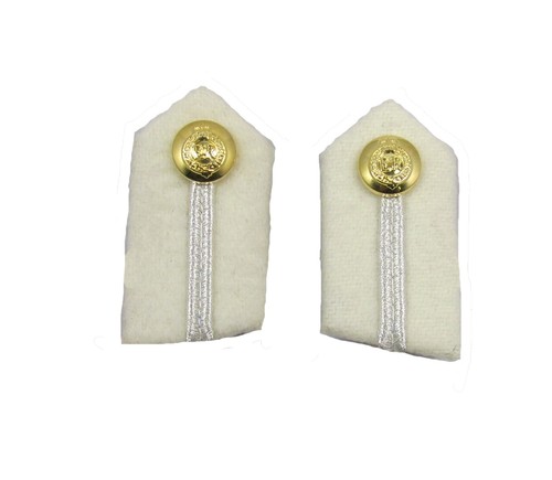 Gorgets white with - white,