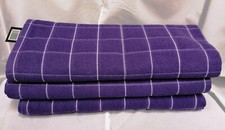 3 Pack Purple Check Patterned