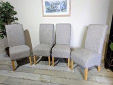 4 Upholstered Dining Chairs