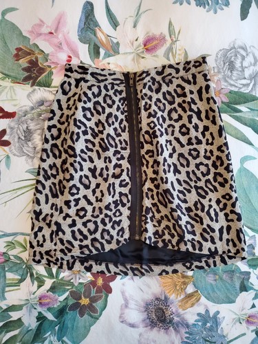 Leopard print skirt - print,