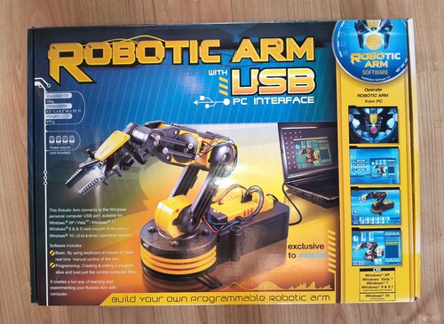 Robot arm with usb - with, pc