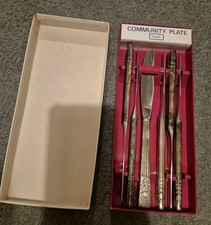 Community plate set of 6 cuttelry