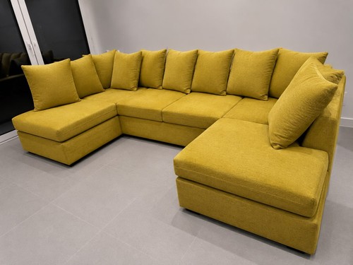 Seater shape sofa with - u,