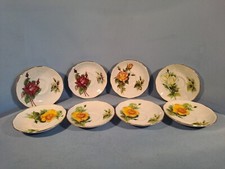 ROSLYN HARRY WHEATCROFT ROSES, 8 TEA SAUCERS