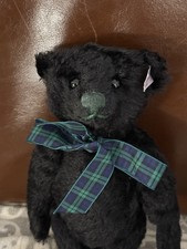 Steiff The Black Watch Musical Bear Retired Limited Edition 