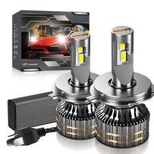 Pair H4 9003 HB2 Led Headlight Bulbs Kit 6000K Super High Hi/Low Beam Car Bulbs
